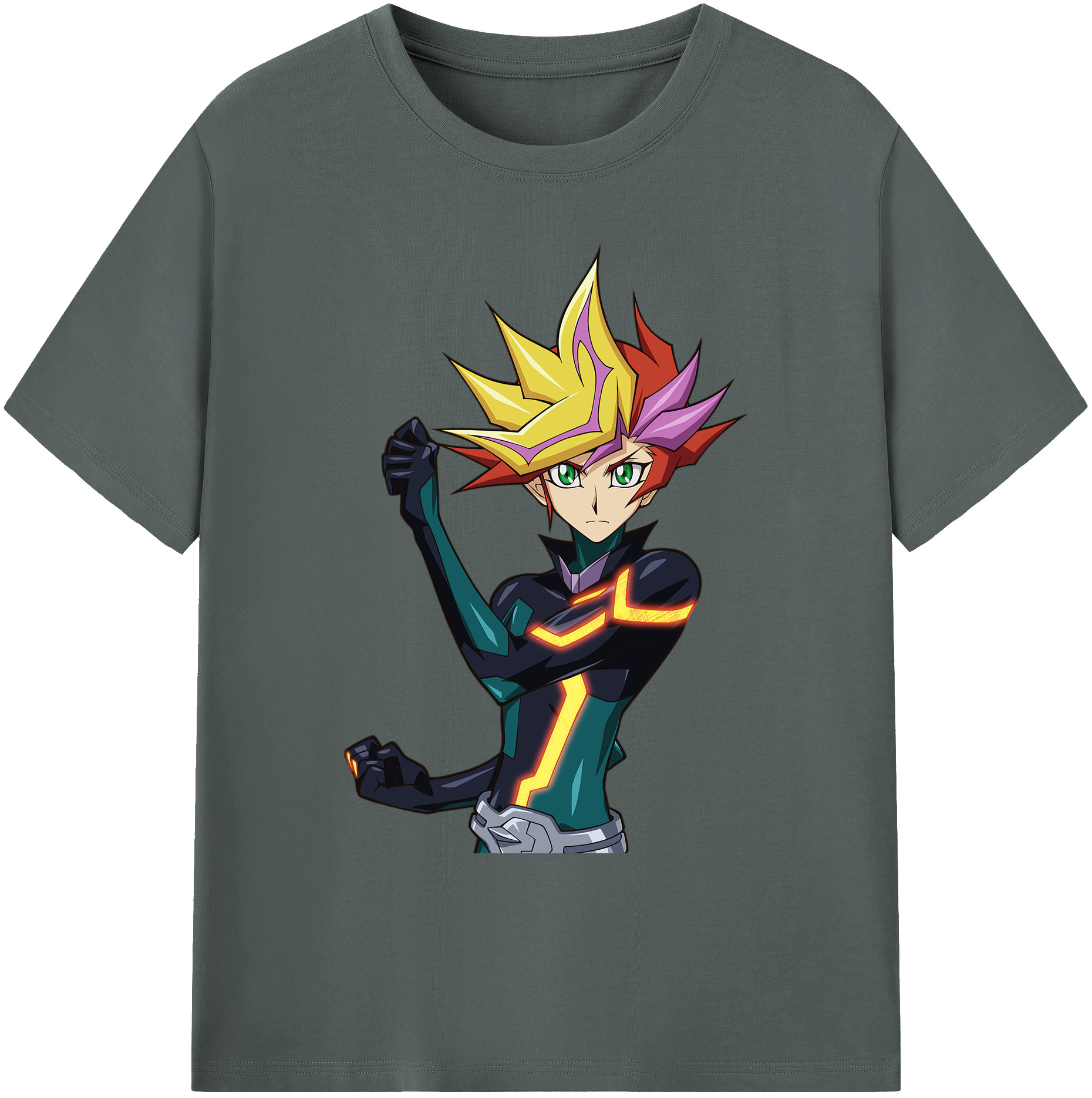 （画像用） 遊☆戯☆王 Yu-Gi-Oh! 綿100％ メンズ半袖Tシャツ｜肌触りやわらか＆通気性